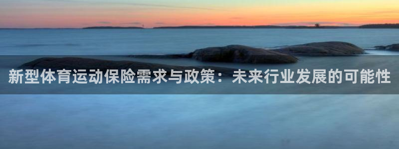 球进体育APP下载安装：新型体育运动保险需求与政策：未来行业发展的可能性